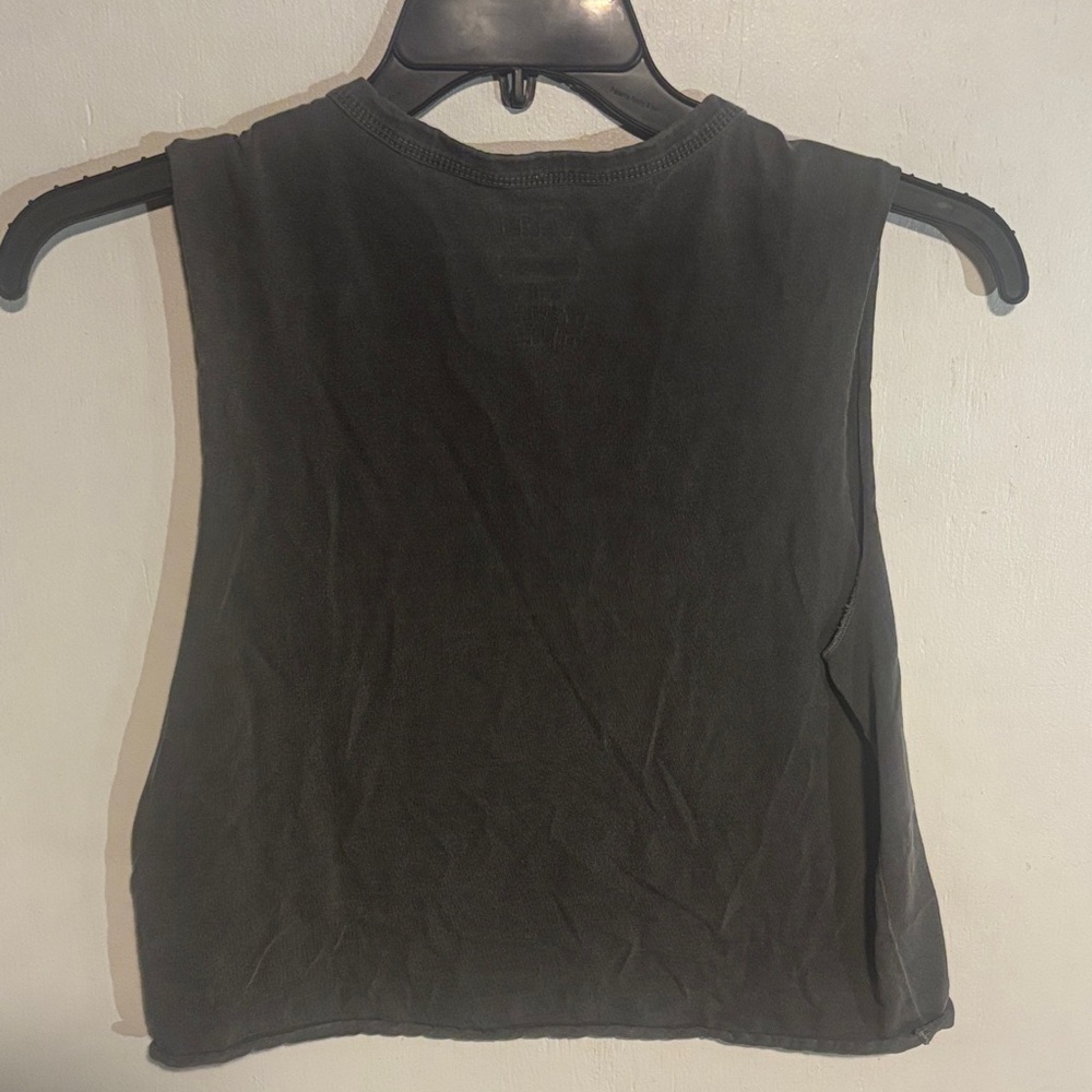 Vans Women's Charcoal Muscle Tee - Picture 4 of 5